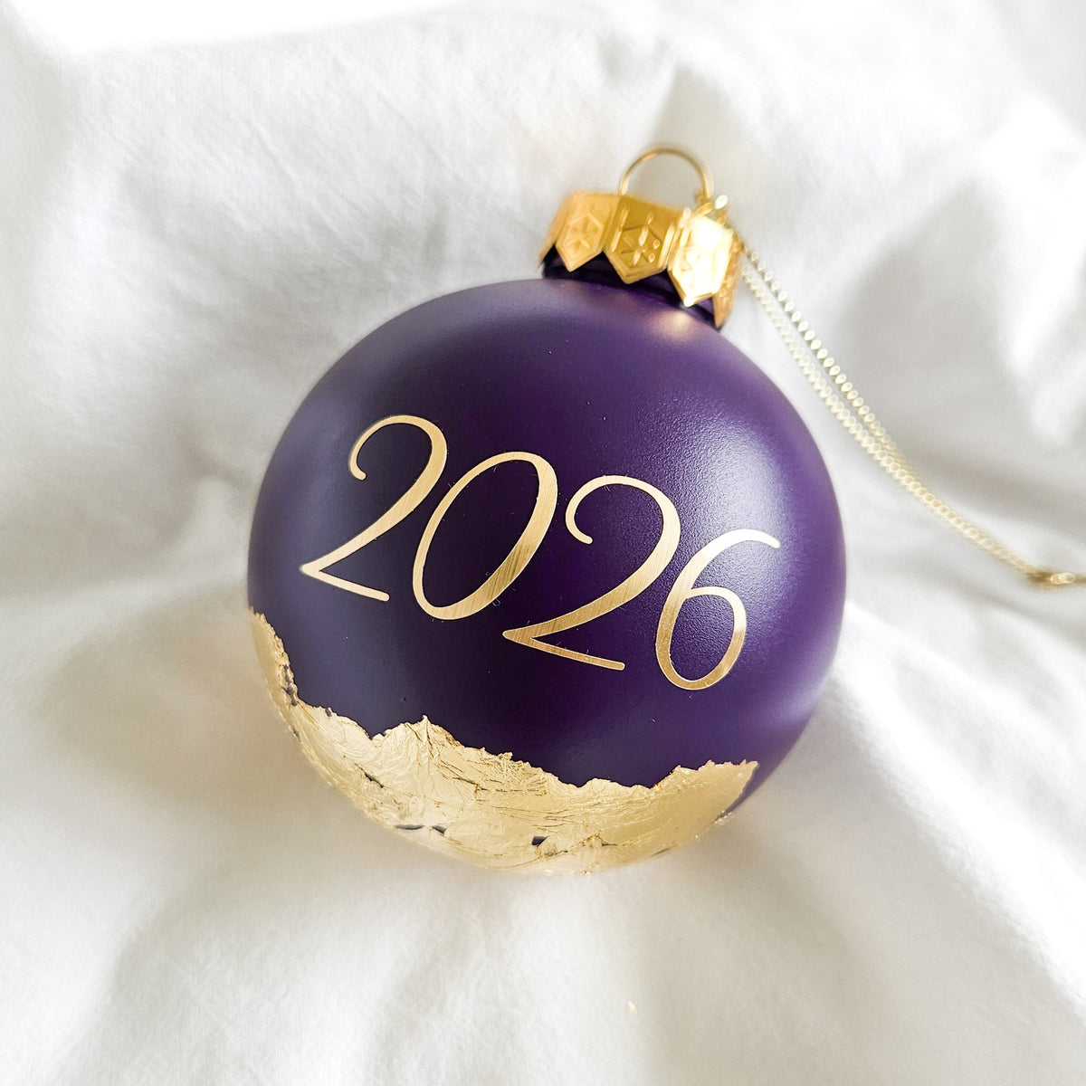 LARGE (10cm) Personalised Handcrafted Bauble