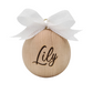 *LAST CHANCE* WOODEN (8cm) Personalised Handcrafted Bauble