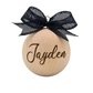 WOODEN (8cm) Personalised Handcrafted Bauble
