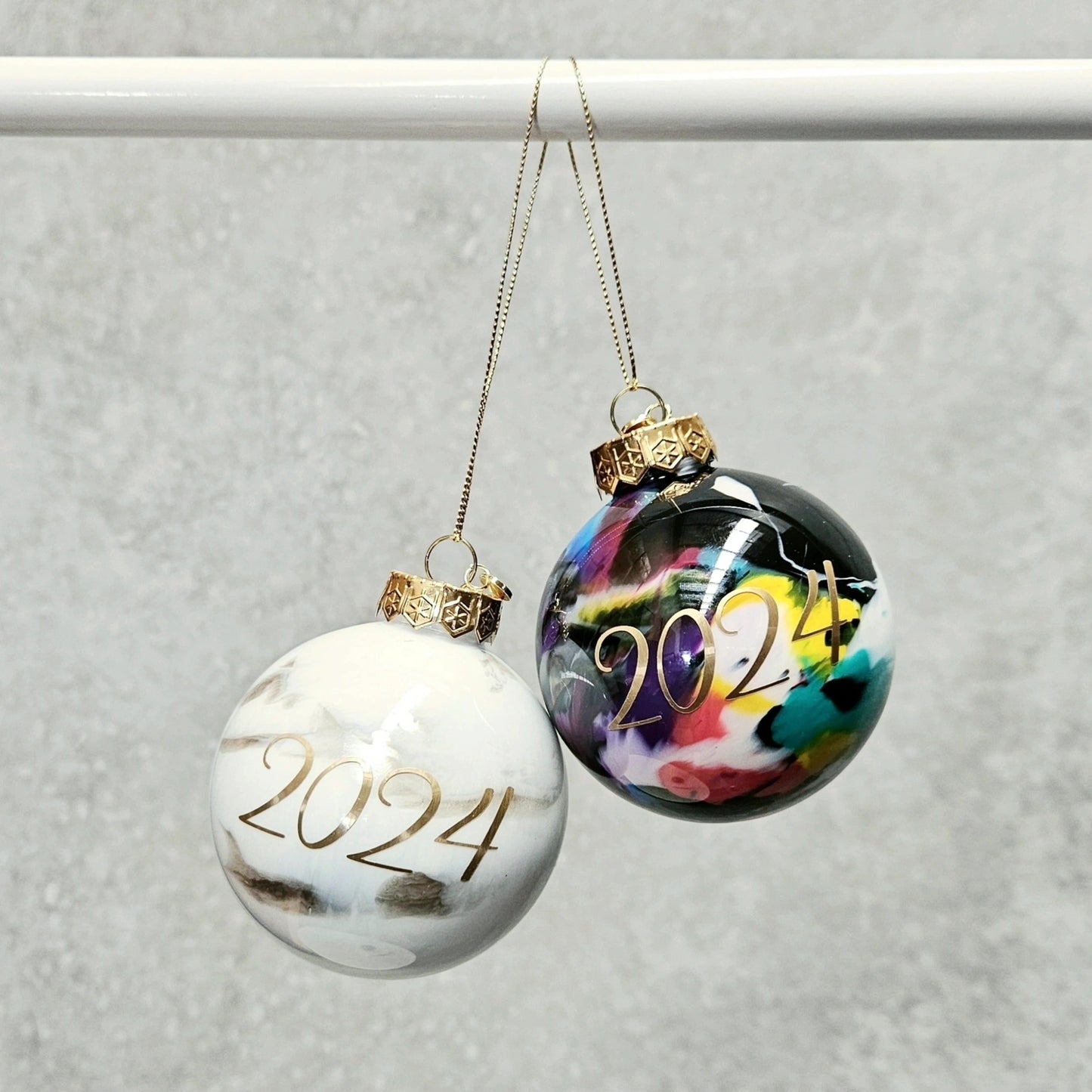 First Christmas (10cm) Personalised Handcrafted Bauble