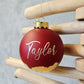 LARGE (10cm) Personalised Handcrafted Bauble