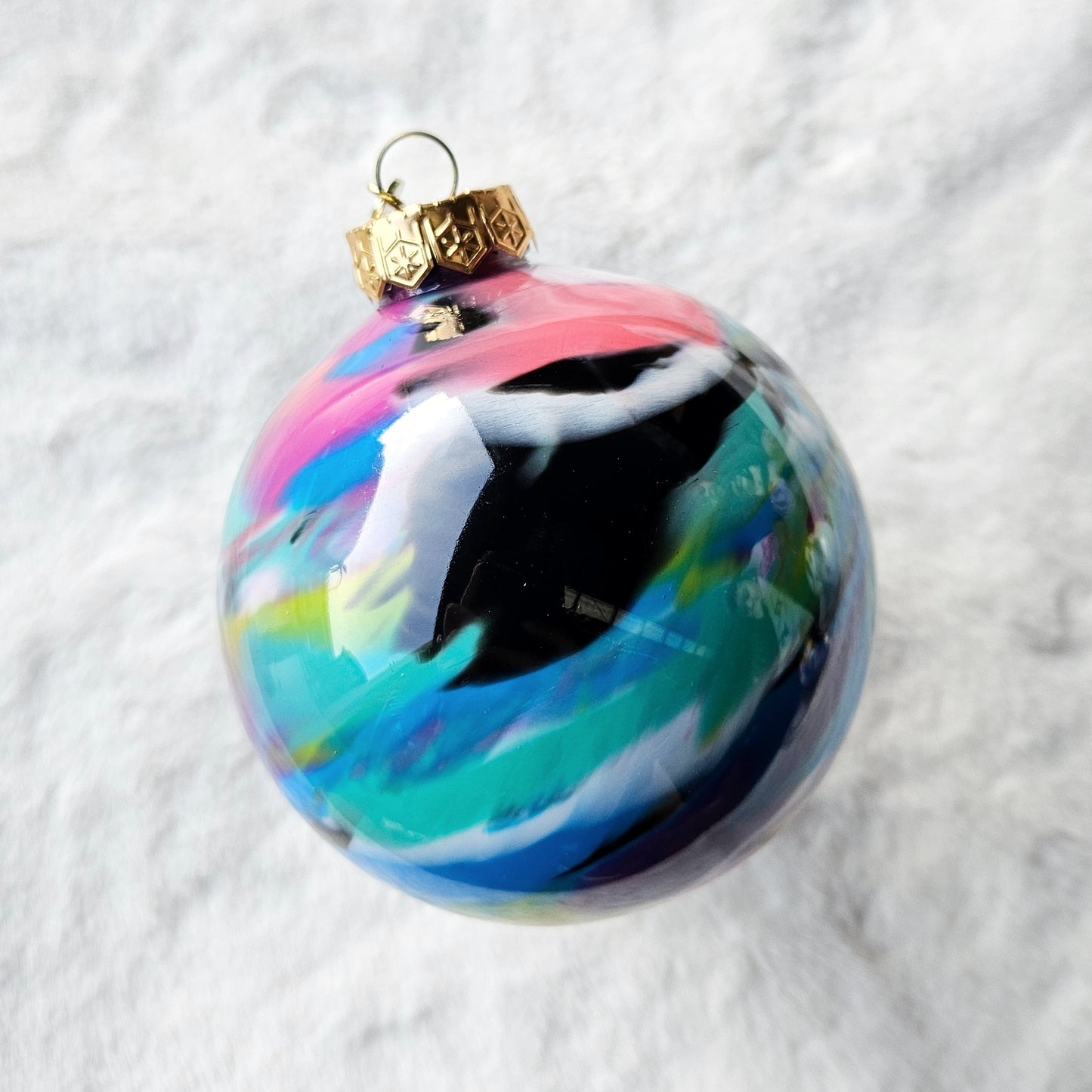 First Christmas (10cm) Personalised Handcrafted Bauble