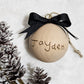 WOODEN Handwritten By You Christmas Bauble