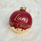 First Christmas (10cm) Personalised Handcrafted Bauble