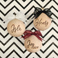 WOODEN (8cm) Personalised Handcrafted Bauble