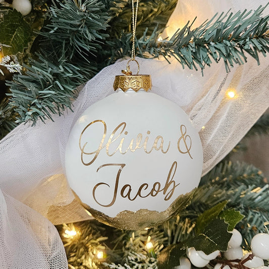 Married 2024 Christmas Bauble