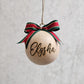 *NEW SIZE* WOODEN (6cm) Personalised Handcrafted Bauble