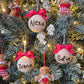 WOODEN Handwritten By You Christmas Bauble