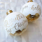 First Christmas (10cm) Personalised Handcrafted Bauble