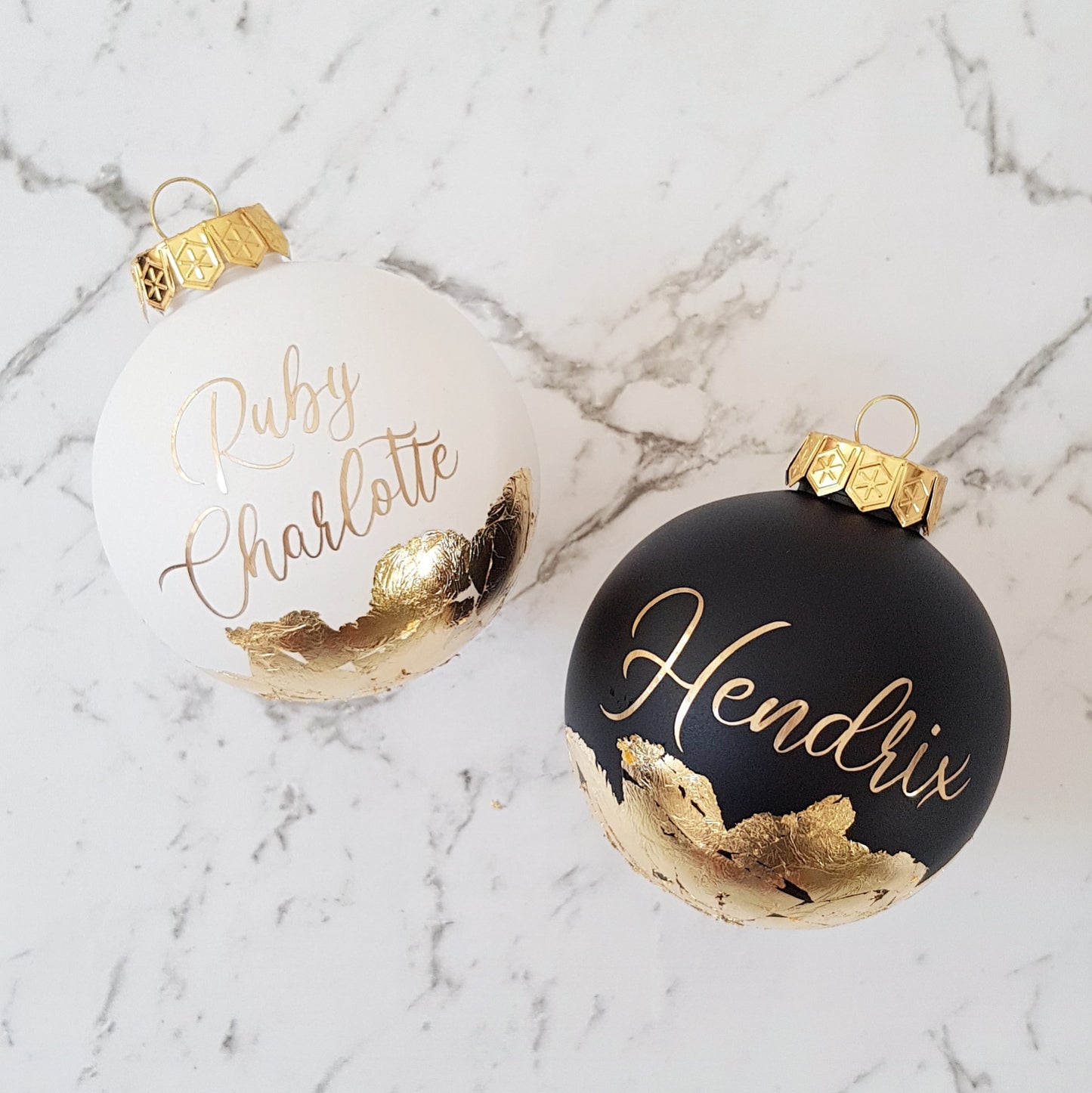 LARGE (10cm) Personalised Handcrafted Bauble